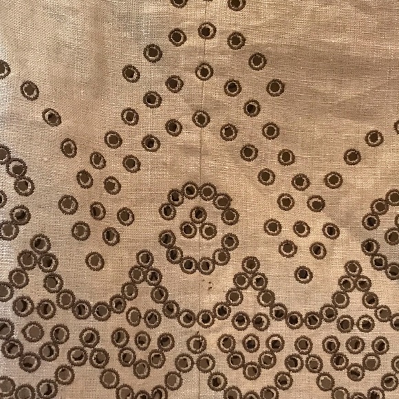 Talbots, size 4, blouse/short tunic, bronze/gold - Picture 7 of 9